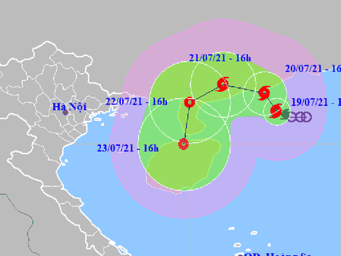 Bão số 3 có khả năng vào Vịnh Bắc Bộ gây mưa lớn nhiều nơi tại Hà Nội