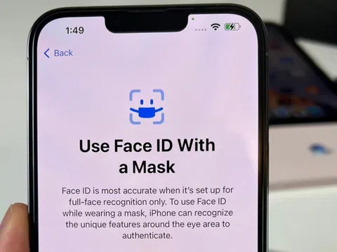 Apple nâng cấp khả năng nhận diện khuôn mặt khi đeo khẩu trang