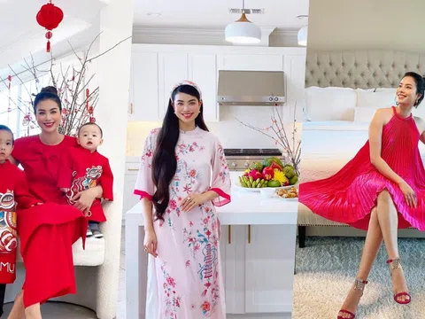 Ăn tết ở Mỹ, Phạm Hương diện style thời trang cực chất