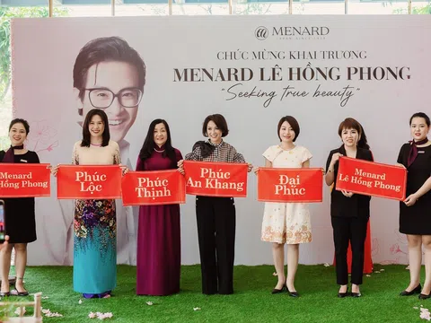 Khai trương Menard Shop & Spa Lê Hồng Phong – Hải Phòng