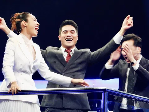Á hậu Hoàng My cùng CEO Bảo Hoàng thắng 300 triệu đồng trong gameshow