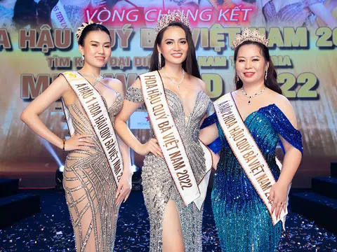 Bích Hạnh đăng quang Hoa hậu Quý bà Việt Nam 2022